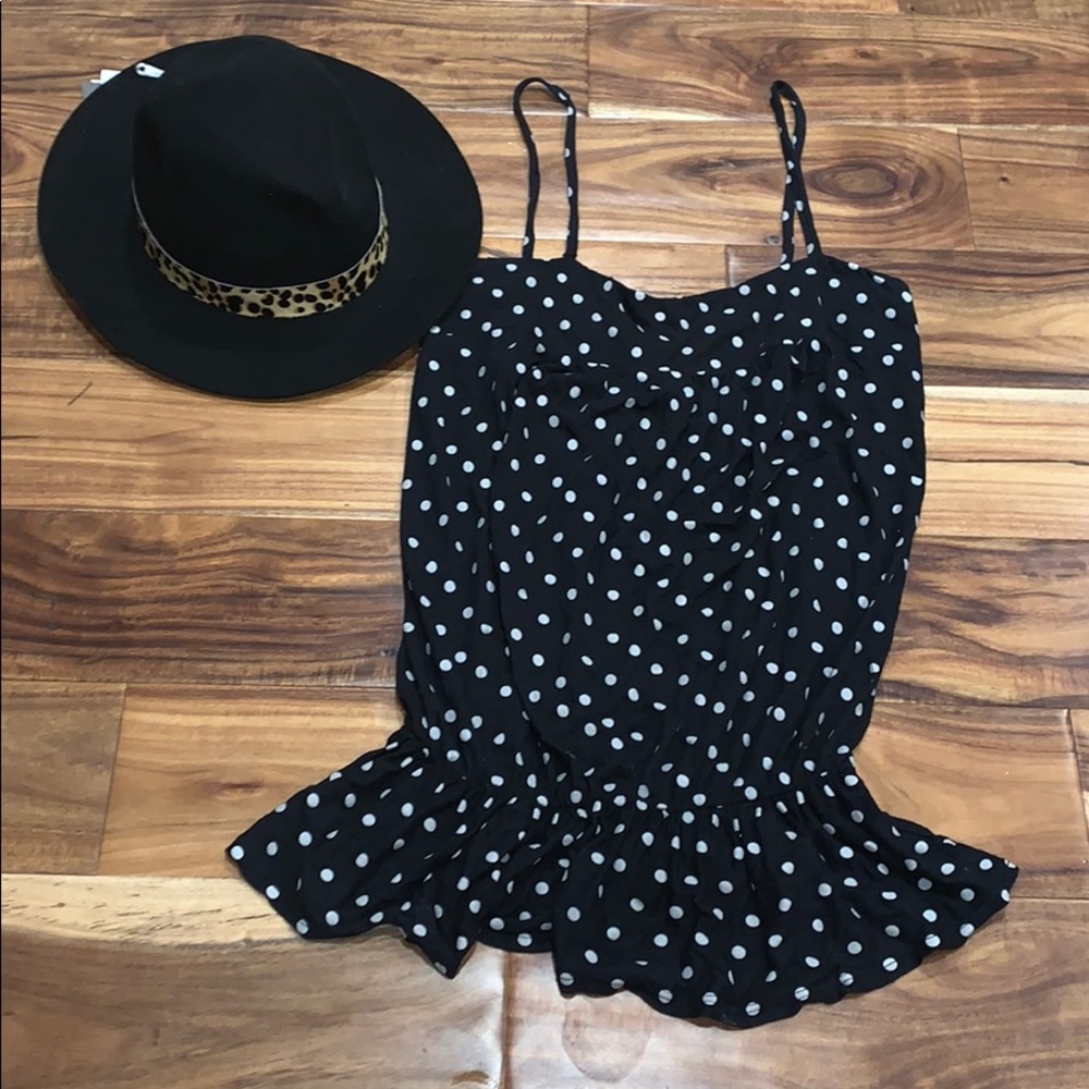 Ella Moss Polka dot tank 🤍🖤